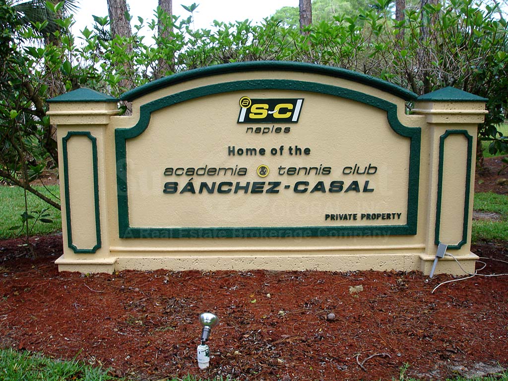 Sanchez-Casal Tennis Club Signage